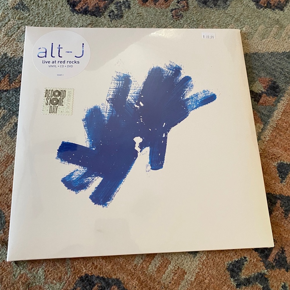 Alt-J live at Red rocks Amphitheater Vinyl
